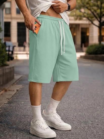 Mint Green Drawstring Shorts image 4